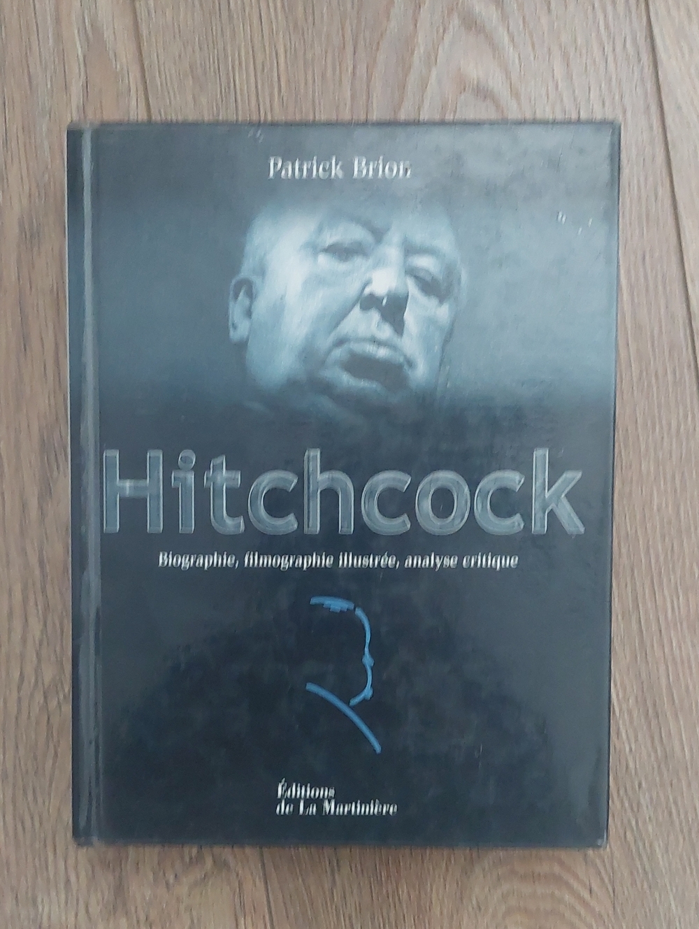 Hitchcock Hardcover Livre Cinema by Patrick Brion — Black with Blue Accent